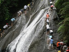 China Guangxi Guilin Gudong Waterfall